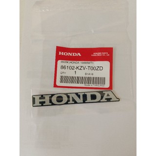 86102-KZV-T00ZDสติ๊กเกอร์แท้HONDA 13X100มม.สีเทาพื้นดำ ติดครอบข้างบังลมดรีม110i,และรุ่นอื่นๆ 1ชิ้น อะไหล่แท้ศูนย์HONDA