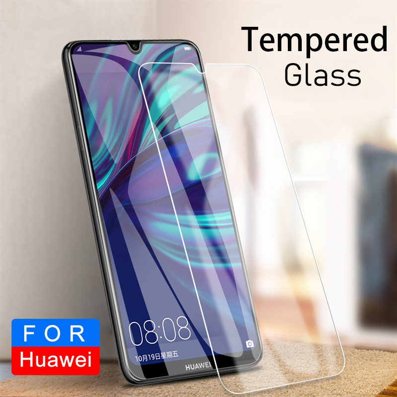 ฟิล์มใส ฟิล์มกระจก  Huawei Y6p Y8p Y5p P Smart 2020 Y7P Y9S Y9 Y7 Y6 Y5 Pro 2019 Y9 Y7 Y6 Y5 Prime Lite 2018 Tempered Glass อุปกรณ์กันรอยหน้าจอ ฟิล์มกระจกกันแตกกระจกนิรภัยสำหรับ