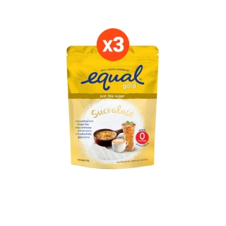 [7-8 ก.ค.65] [ซื้อ 2 แถม 1] Equal Gold 150 g. อิควล โกลด์ ผลิตภัณฑ์ให้ความหวานแทนน้ำตาล ถุงละ 150 กรัม รวม 3 ถุง