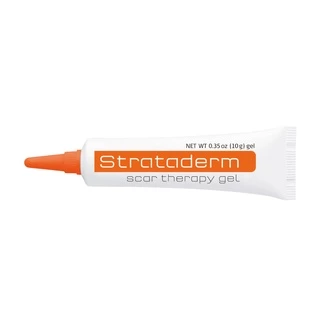 Stratpharma Strataderm 10g (สีส้ม) สแตรททาเดิร์ม เจลลดรอยแผลเป็น รอยคีลอยด์ รอยสิว