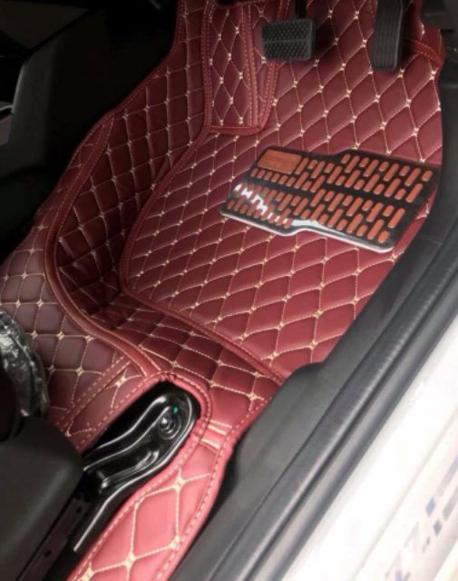 พรมหนัง6D สั่งตัด-ตรงรุ่น 🔥 เข้ารูปเต็มคัน รถเก๋ง 4-5ประตู civic yaris altis march note jazz แจ้งรุ่นได้เลยค่า - รูปที่ 6