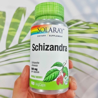 สารสกัดชิแซนดร้า Schizandra 580 mg 100 VegCaps Whole Berry (Solaray®) บำรุงปอด ตับและไต