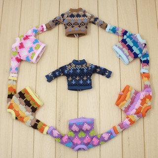 colorful sweater suitable joint Doll JerryB Azone S เสื้อผ้าตุ๊กตาบลายธ์