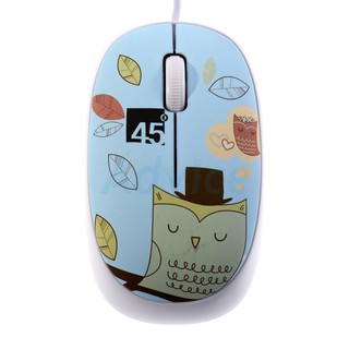 USB Optical Mouse 45 DEGREE (F-55) Blue