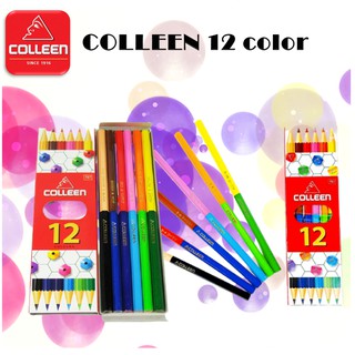 สีไม้ Colleen 2 หัว 6 แท่ง 12 สี