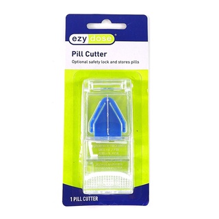 Ezydose Pill Cutter Safety Lock ที่ตัดเม็ดยา รุ่นมีที่ล็อค พร้อมช่องเก็บ ตัดเม็ดยา ที่ตัดยา พร้อมช่องใส่ยา 1 ชิ้น 11950