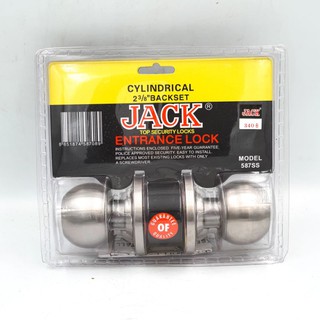 JACK ลูกบิดประตูห้องทั่วไป สแตนเลสด้าน 587SS