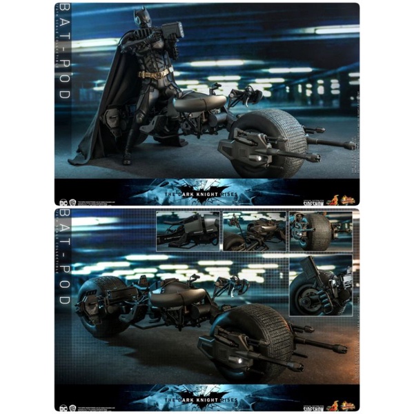 HOT TOYS BATPOD BATPOD (Ver.1.0 2.0 3.0) MMS70 MMS177 MMS591 16