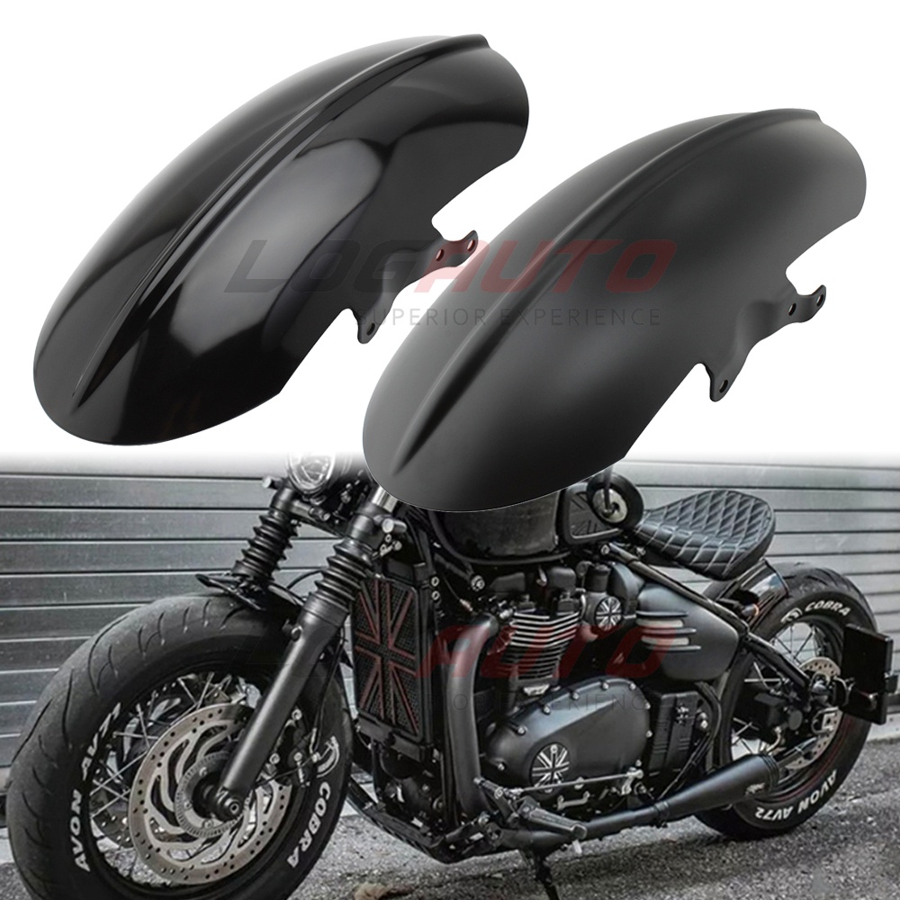 สําหรับTriumph Bonneville Bobber 2018 2019 2020 2021 บังโคลนหน้าบังโคลนรถจักรยานยนต์ล้อSplash Cover 