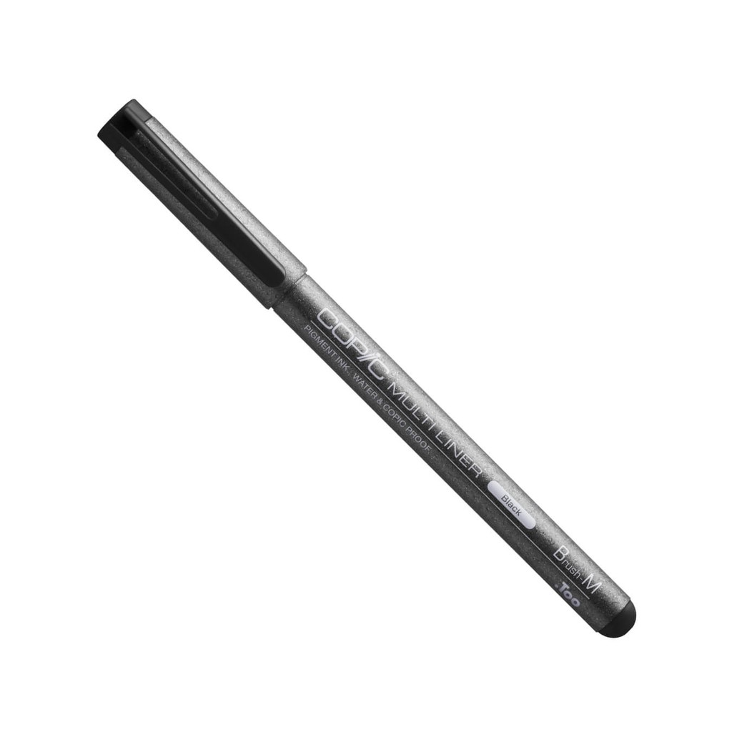 ปากกาหัวพู่กัน Copic Multiliner Brush Pen สีดำ/สีซีเปีย (Sepia)