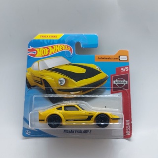 รถเหล็ก Hotwheels NISSAN FAIRLADY Z แพคสั้น สีเหลือง (ib025)oh