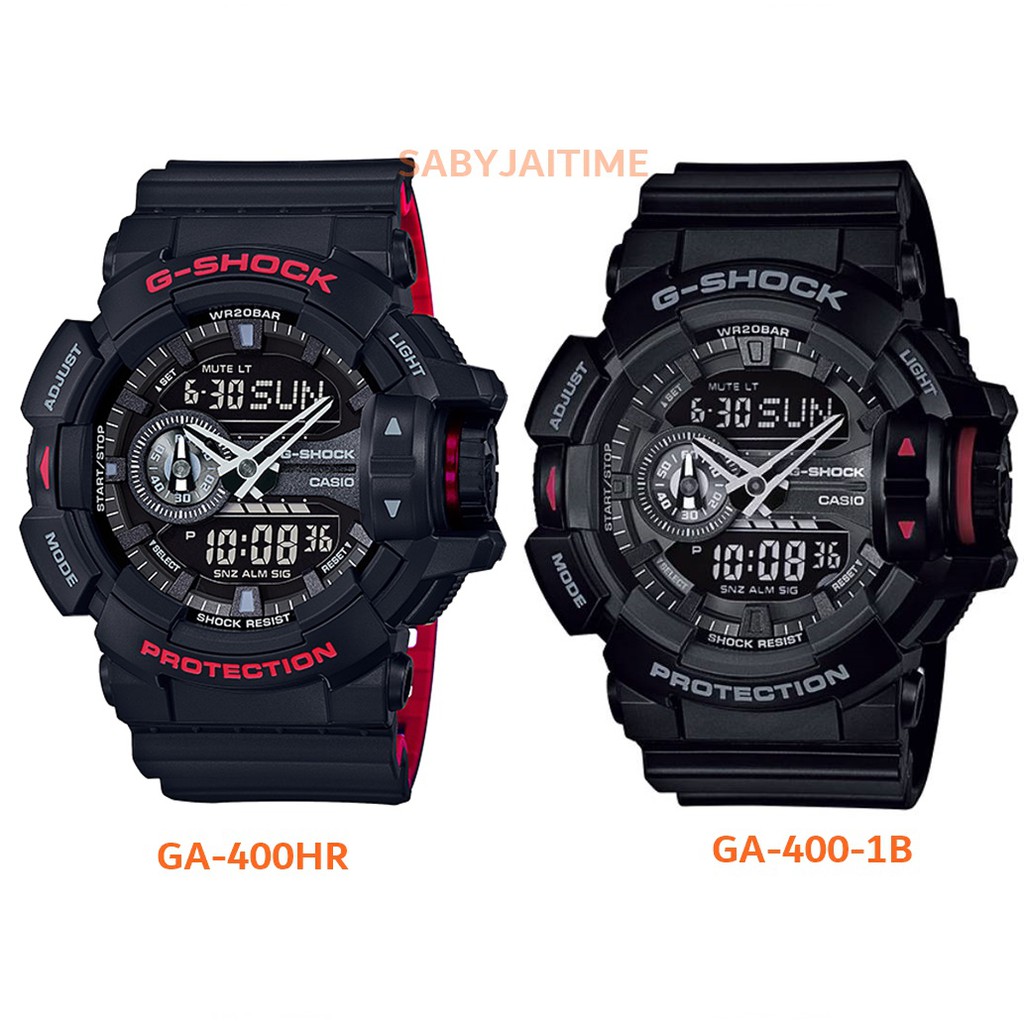 แท้ CMG. นาฬิกาข้อมือ G-SHOCK รุ่น GA-400 GA-400-1B GA-400HR-1ADR GA-400HR ประกันศูนย์ 1 ปี