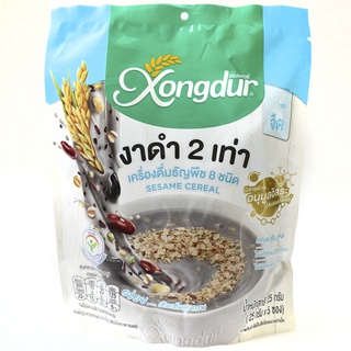 Xongdur ซองเดอร์ (สูตรใหม่) เครื่องดื่มธัญพืชผสมงาดำ รสจืด 5 ซอง