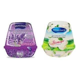 ( 180 กรัม )  เจลปรับอากาศ SHALDAN Scent &amp; Care กลิ่น Lavender (ลาเวนเดอร์) กับกลิ่น Jasmine (180 กรัม)