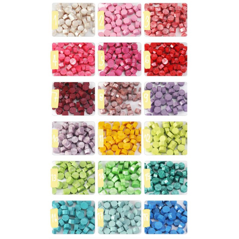 4/5 เม็ดครั่ง เม็ดขี้ผึ้ง สำหรับตราประทับครั่ง  (พร้อมส่งจากไทย) - รูปที่ 3