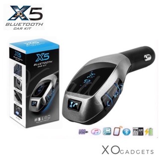 Car Bluetooth X5 Wireless Car kis หัวชาร์ทรถ หัวชาร์ทในรถยนต์