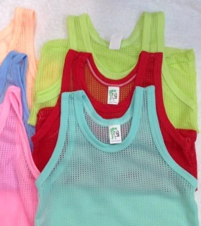 🌺3 ตัว 49 บาท🌺เสื้อกล้ามรูเด็ก มี 6 สี สวมใส่สบาย