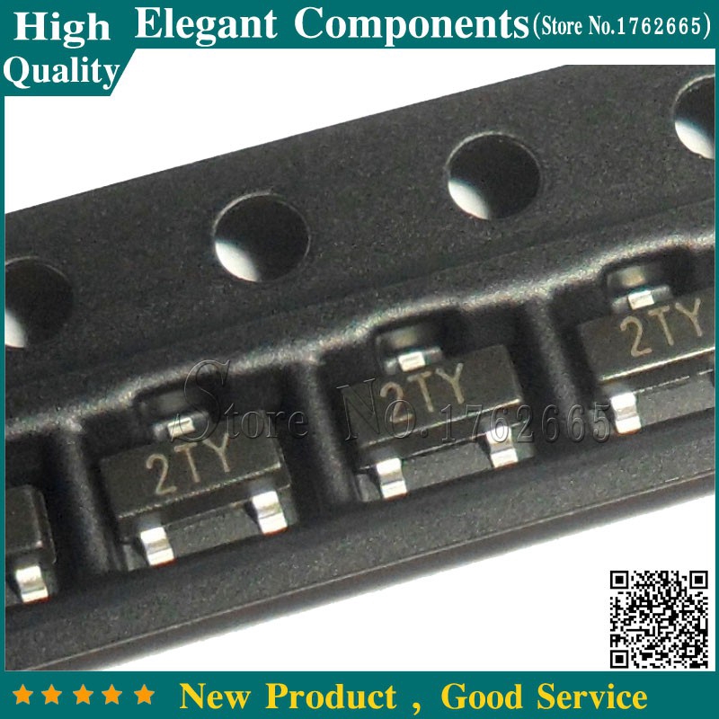 100PCS MMBT8550 SOT23 S8550 SOT SOT-23 MMBT8550LT1G SMD 2TY Transistor Free Ship