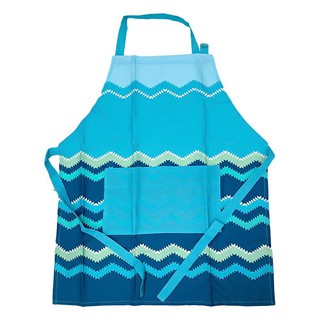 ชุดกันเปื้อน KECH PHITAKHON ฟ้า ชุดกันเปื้อนและถุงมือ APRON KECH PHITAKHON BLUE