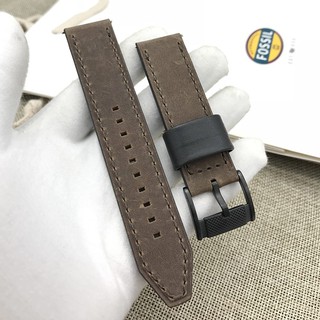 fossil fosil สายนาฬิกาข้อมือหนัง 22 มม fs 4656