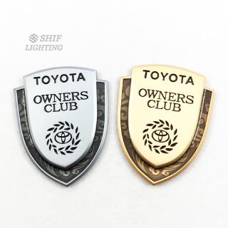 สติกเกอร์โลโก้โลหะสำหรับ Toyota