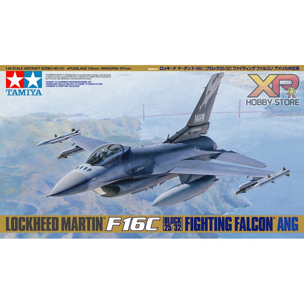 [Tamiya] 1/48 : Lockheed Martin F-16C [Block 25/32] Fighting Falcon ANG  [TA 61101]