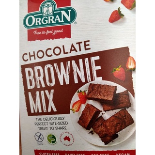 ORGRAN CHOCOLATE BROWNIE MIX FLOUR 400 GRAMS