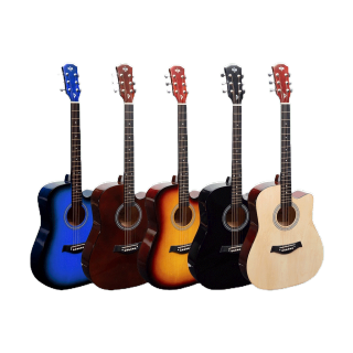 Passion BPS-41C Acoustic Guitar กีตาร์โปร่ง 41นิ้ว BPS41C กีต้าร์ สำหรับ มือใหม่ คุณภาพดี พร้อมของแถม