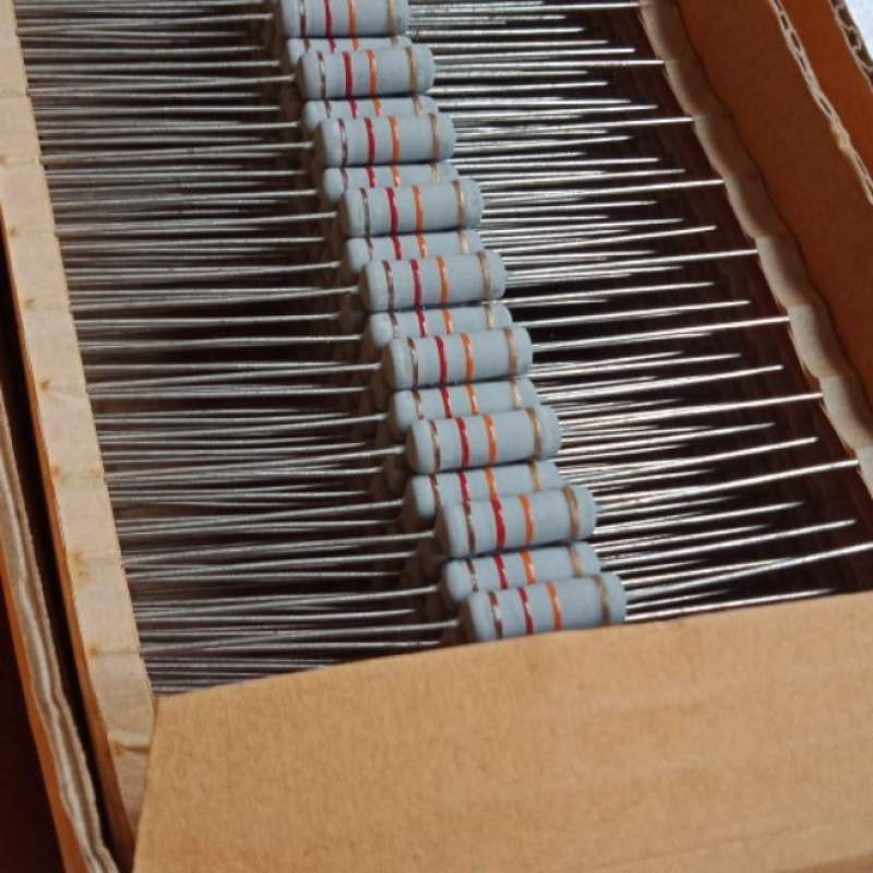 (ใส่โค้ดPEPE333 ลดเพิ่ม 15%)รีซิสเตอร์ 12K 3W R 12K 3W Resistor เมทอล ออกไซด์ 12K 3วัตต์ ค่าผิดพลาด 