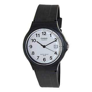 Casio นาใิกาข้อมือผู้ชาย สายเรซิ่น รุ่น MW-59-7BVDF-สีดำ