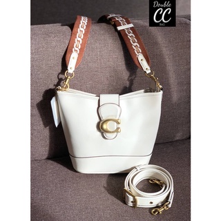 (แท้ 💯%‼ Factory ไม่ใช่งานออก Shop) CO ACH TAIL BUCKET BAG ((CA112))