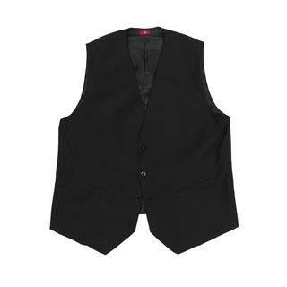 KINGMAN Vest 2Black เสื้อกั๊ก 4 กระดุม สูทผู้ชาย เสื้อสูทผู้ชาย ตัดสูท ชุดสูท สูท ชุดสูทผู้ชาย