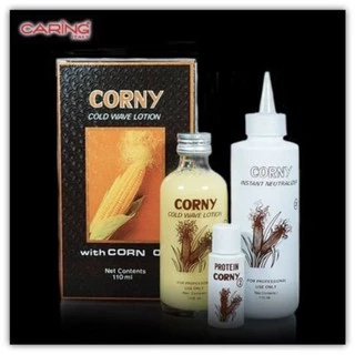 #น้ำยาดัดผม #caring #Corny แคริ่ง กล้วยไม้ #คอร์นี่ #โคลด์เวฟโลชั่น โปรตีนน้ำนม #ข้าวโพด
