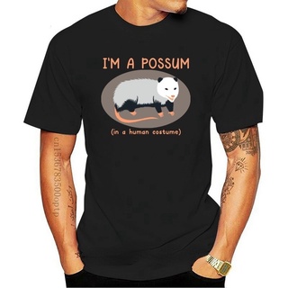 เสื้อยืดคอกลมใหม่ เสื้อยืด ลายฮาโลวีน possum สําหรับผู้ชาย ESSQS-5XL