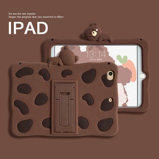 เคสไอแพด·case ipad· 2019 ใหม่ iPad ฝาครอบป้องกัน AIR3 10.2 ซิลิโคน mini2 / 5 เปลือกแบน 11 นิ้วมินิ 4 การ์ตูนโปร