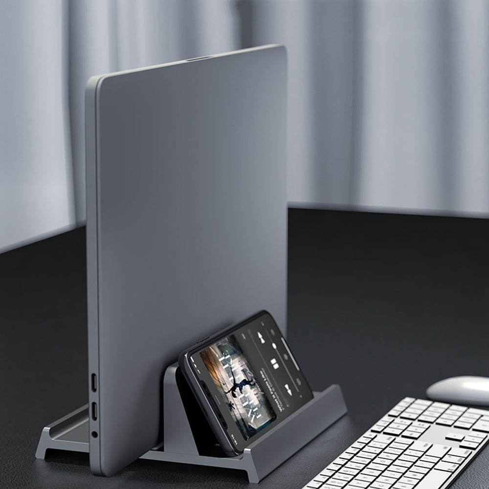 NORMAN ขาตั้งแล็ปท็อป แท็บเล็ต แบบแนวตั้ง ปรับได้ อุปกรณ์เสริมสำหรับ Macbook Air Pro /หลากสี