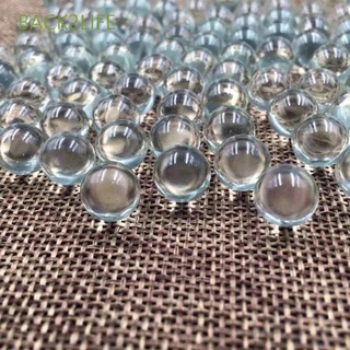 BACK2LIFE Fish Tank Glass Ball Pat Toys Clear Glass Marbles Glass Marbles Vase Filler Bouncing Ball Pinball|Marbles Games Round Marble Beads Solid Marble Transparent Ball