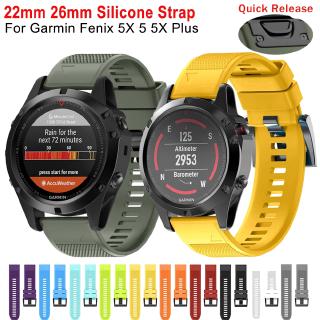 สายนาฬิกาข้อมือซิลิโคน Garmin Fenix 7 7x 6s 5S 5x Plus 3HR 935 945 พร้อมเครื่องมือ 26 มม. 22 มม. 20 มม.