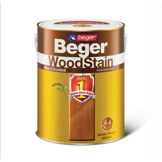 สีย้อมไม้ เบเยอร์ ย้อมไม้ วู๊ดสเตน  BEGER WOODSTAIN ขนาด 0.946 ลิตร ชนิดเงา