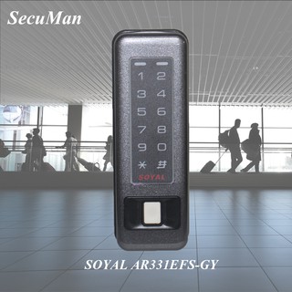 SOYAL AR331EFS-GY( เครื่องสแกนลายนิ้วมือ+ทาบบัตร)Secuman