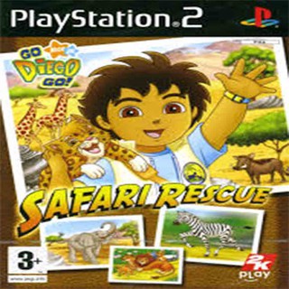 แผ่นเกมส์[PlayStation2] Go Diego Go! Safari Rescue (USA)