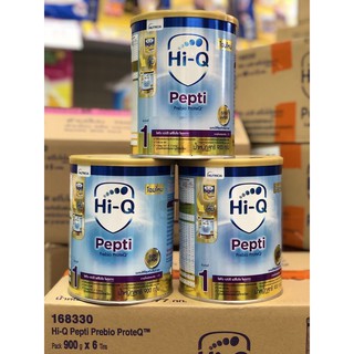 &lt;อ่านก่อนสั่ง&gt;โฉมใหม่❗️Hi-Q Pepti ( ขนาด 900 กรัม x 3 กป. ) สำหรับเด็กแรกเกิด ถึง 1 ปี ( ทารกที่แพ้โปรตีนนมวัว )