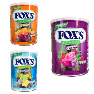 ลูกอมรสผลไม้ฟอกส์​ FOXS กระป๋องขนาด​ 180g