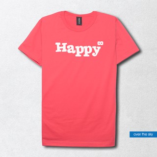 over the sky T-shirt กราฟฟิค เสื้อยืดคอกลม - แฮปปี้ Happy