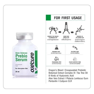 Oxe'cure เซรั่มลดรอยสิว Acne Defense Prebio Serum 20 ml ลดการอักเสบ เพิ่มความชุ่มชื้น