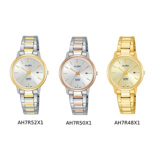 ALBA PRESTIGE Quartz Ladies รุ่น AH7R48X1, AH7R52X1, AH7R50X1 นาฬิกาข้อมือผู้หญิง สายสแตนเลส