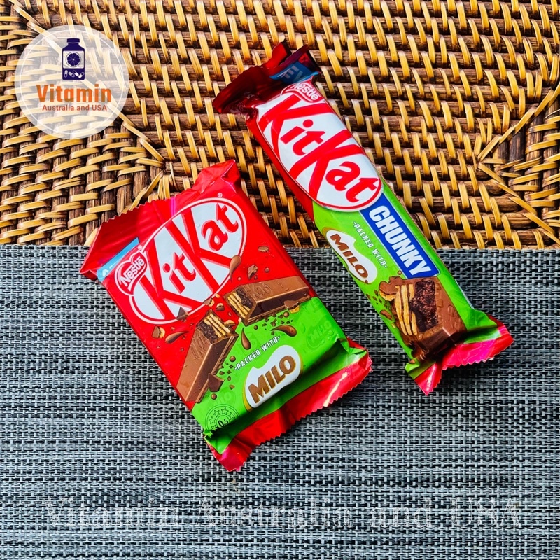 KitKat Milo คิทแคท ไมโล นำเข้าประเทศออสเตรเลีย ขนาด 45g มาใหม่ kitkat mint