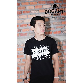 เสื้อยืดแขนสั้น DOG-ART ทรง Unisex ใส่ได้ทั้งหญิง-ชาย