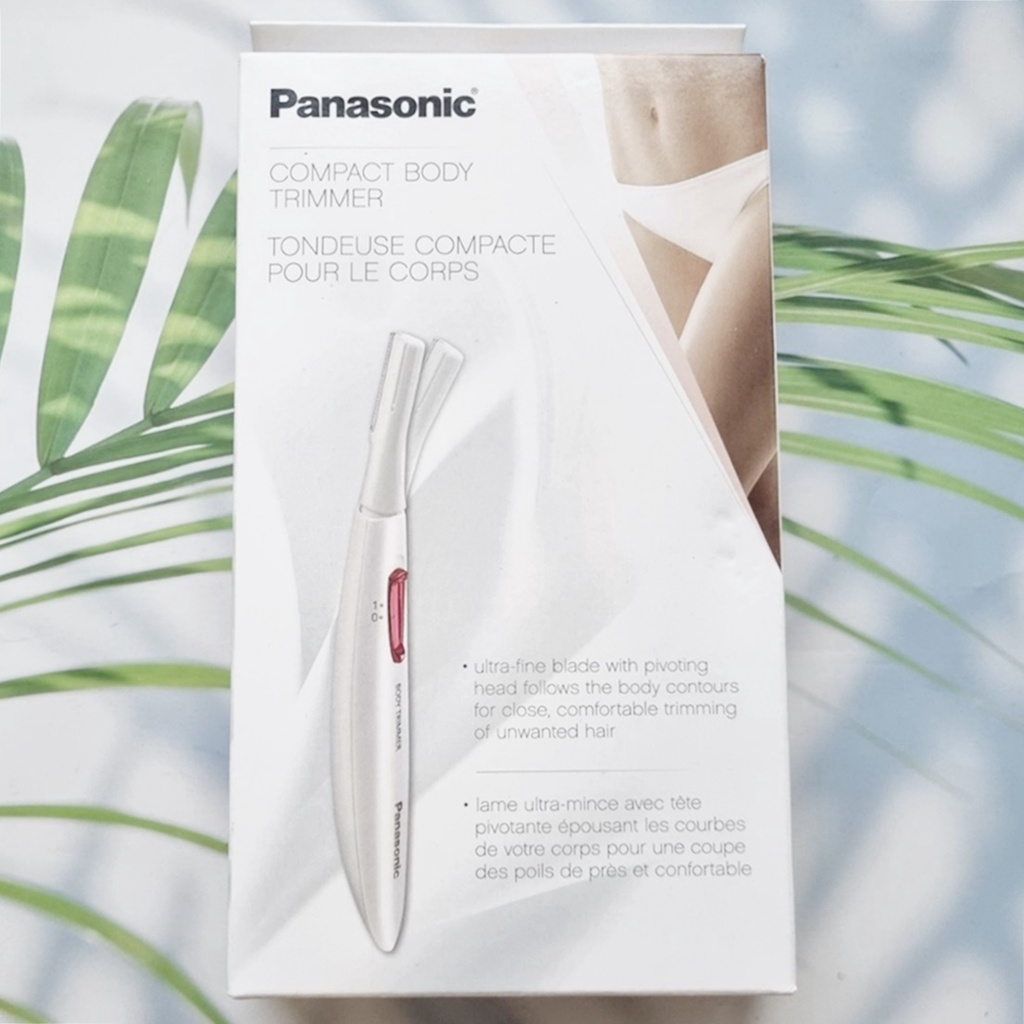 พานาโซนิค เครื่องโกนขนร่างกาย แบบไร้สาย สำหรับผู้หญิง Compact Body Trimmer ES-WR50-P (Panasonic®) ขน
