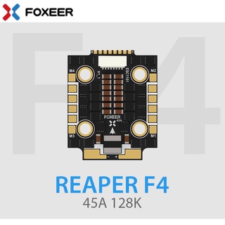 Foxeer Reaper F4 Mini 128K 45A BL32 4in1 ESC 20*20 มม. M3 3-6S BLHeli32 DShot150 300 600 1200 MultiShot OneShot สําหรับแข่งรถ FPV